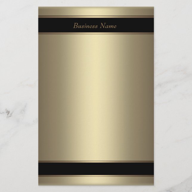 Papeterie Métal Beige Bronze Noir (Devant)