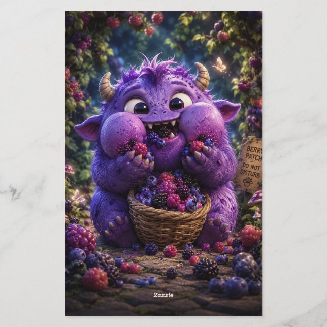 Papeterie Mignon Monstre Fantastique de la Forêt de Bandit d (Dos)