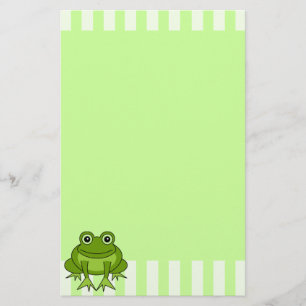 Papeterie mignonne de grenouille