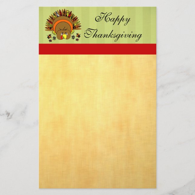 Papeterie Mignonne Turquie Thanksgiving papery (Devant)