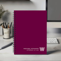 Papeterie minimale monogramme initial ENTREPRISE