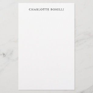 Papeterie Minimaliste Élégant Classique Professionnel Simple