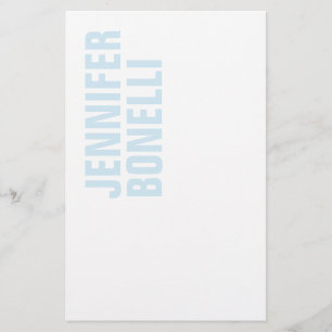 Papeterie Minimaliste moderne professionnel audacieux bleu b