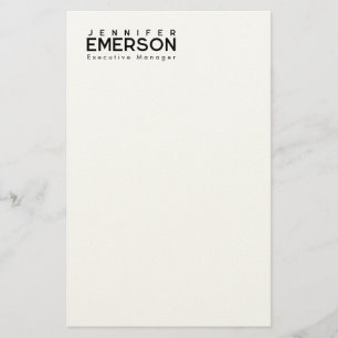 Papeterie Minimaliste moderne professionnel plain