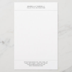 Papeterie Minimaliste Moderne Professionnel Simple