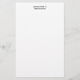 Papeterie Minimaliste Moderne Professionnel Simple