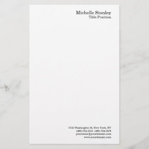 Papeterie Minimaliste Moderne Simple