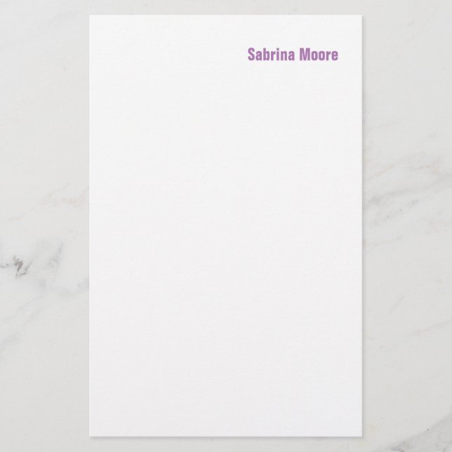 Papeterie Minimaliste Moderne Simple Professionnel (Devant)