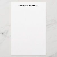 Minimaliste Noir Et Blanc Professionnel Simple