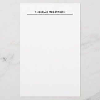 Papeterie Minimaliste Professionnel Simple Moderne