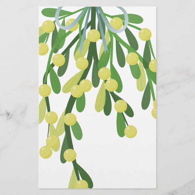 Papeterie mistletoe de Noël (Devant)