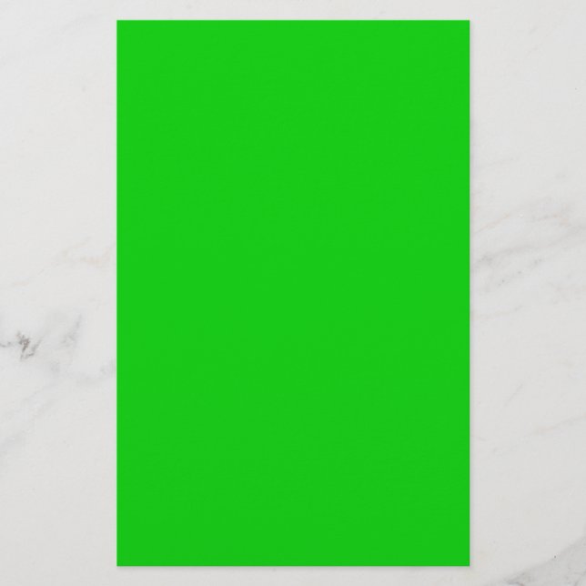 Papeterie Modèle de fond vert choquant - personnalisez le vô (Devant)