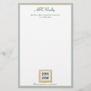 Papeterie Modèle de papier à lettres ABC Immo