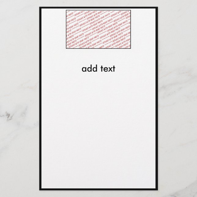 Papeterie Modèle pour photo de groupe ou de classe (Devant)