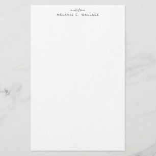 Papeterie Moderne Elegant Smokey Grey Personnalisé