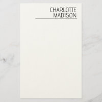 Moderne Simple Blanc Tendance Minimaliste Uni 