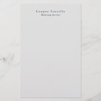 Moderne Simple Dim Gris Professionnel Minimaliste
