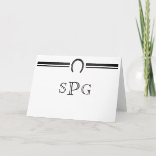 Papeterie Monogram Horseshoe