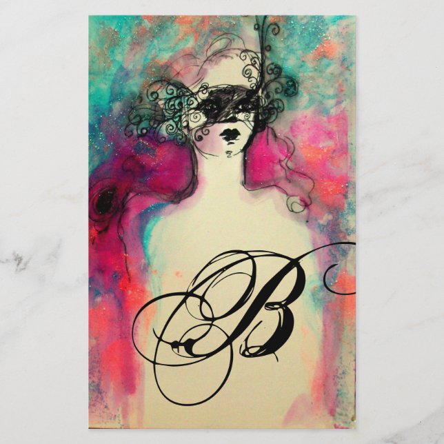 PAPETERIE MONOGRAMME DE CHARME (Devant)