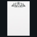 Papeterie Monogramme de Peacocks vintages<br><div class="desc">Peacocks vintages avec Monogramme ========== invitations personnalisables et accessoires avec une image stylisée vintage d'un Peacocks avec Monogramme. Vous pouvez facilement modifier ces produits en ajoutant des champs de texte, en supprimant des champs de texte existants, en modifiant des images de conception ou en ajoutant des images supplémentaires de votre...</div>