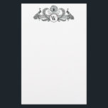 Papeterie Monogramme de Peacocks vintages<br><div class="desc">Peacocks vintages avec Monogramme ========== invitations personnalisables et accessoires avec une image stylisée vintage d'un Peacocks avec Monogramme. Vous pouvez facilement modifier ces produits en ajoutant des champs de texte, en supprimant des champs de texte existants, en modifiant des images de conception ou en ajoutant des images supplémentaires de votre...</div>