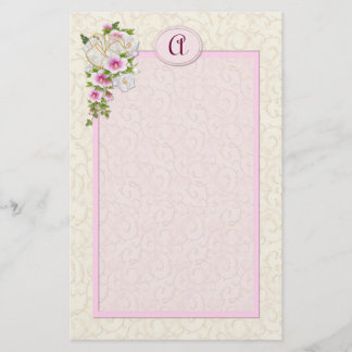 Papeterie Monogramme floral - Personnaliser