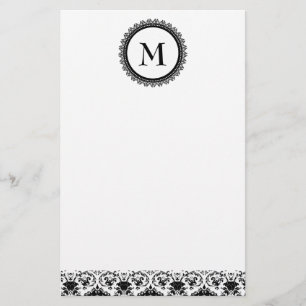 Papeterie Monogramme personnalisable stationnaire