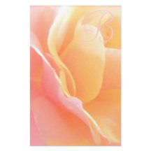 Monogramme rose stationnaire