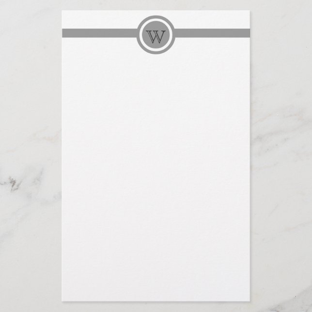 Papeterie monographique personnalisée (Devant)