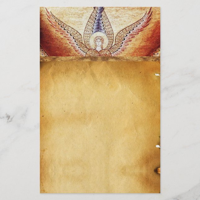 Papeterie MOSAIC ANGEL Parchemin Brown (Devant)