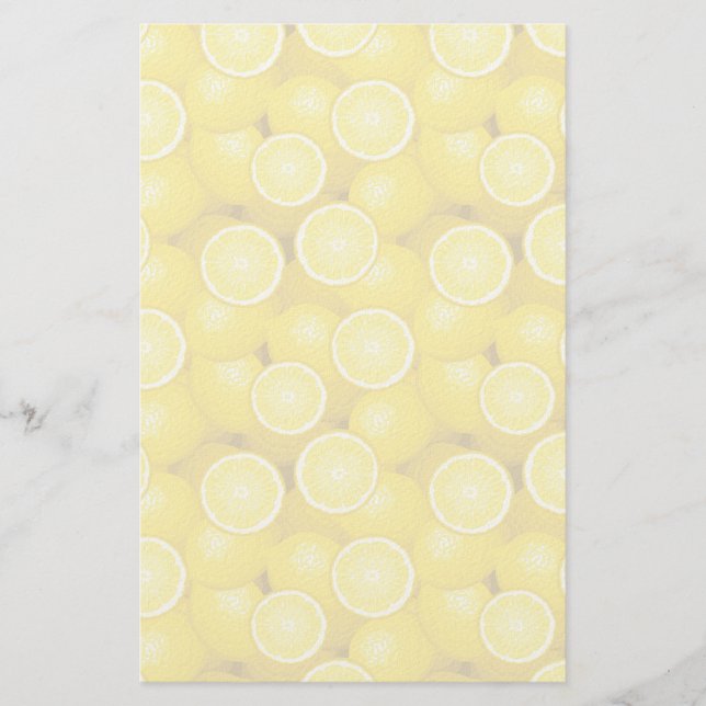 Papeterie Motif 2 de citron (Devant)