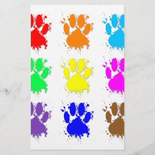 Papeterie Motif à mâchoires pour chien d'encre