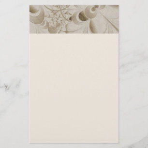 Papeterie motif Abstrait beige