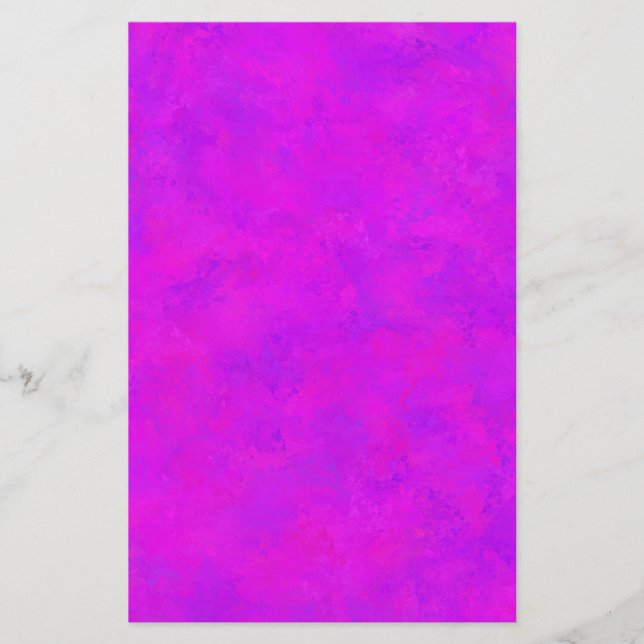 Papeterie Motif Abstrait Rose Violet (Devant)