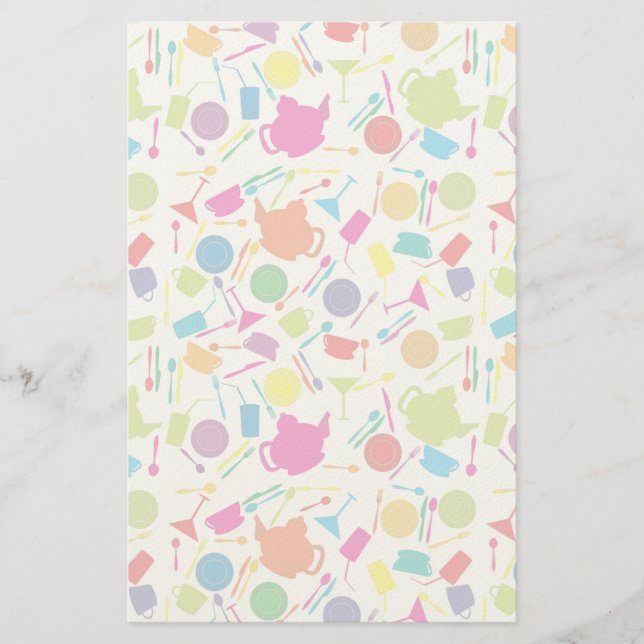 Papeterie Motif Avec Cuisine Colorée Stups (Devant)