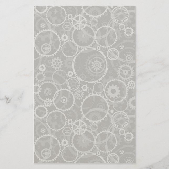 Papeterie Motif Cogwheel (Devant)