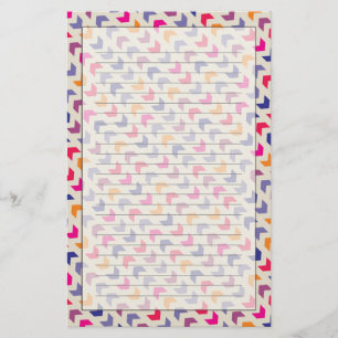 Papeterie Motif coloré Aztec Chevron