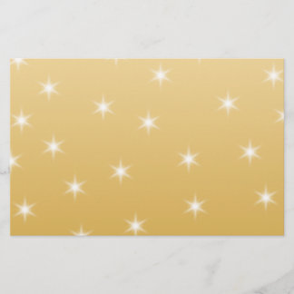 Papeterie Motif couleur blanc et or