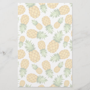 Papeterie Motif d'ananas de bande dessinée