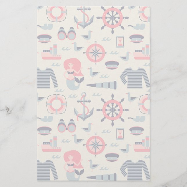 Papeterie Motif de la Marine (Devant)