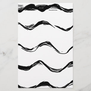 Papeterie Motif de lignes noires