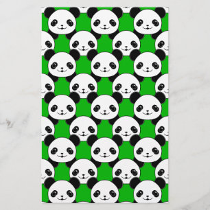Papeterie Motif de l'ours de Kawaii Panda
