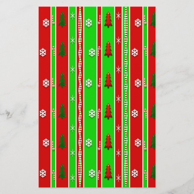 Papeterie Motif de Noël (Devant)