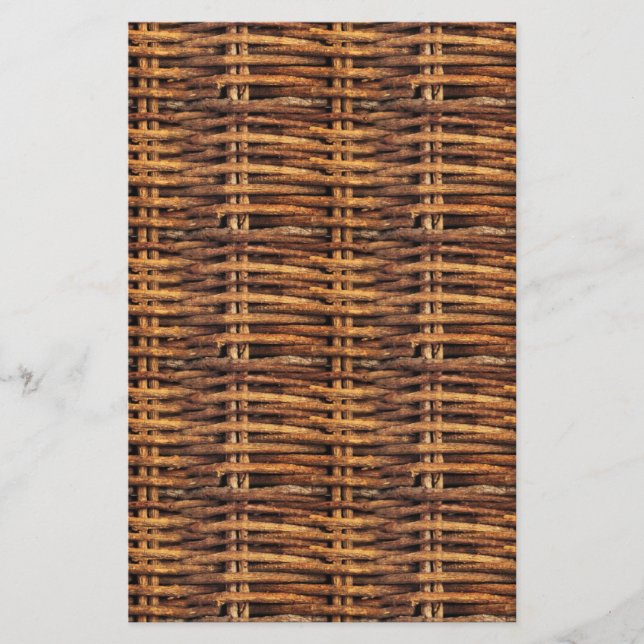 Papeterie Motif de panier d'osier (Devant)
