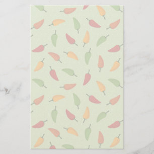 Papeterie Motif de poivre de piments