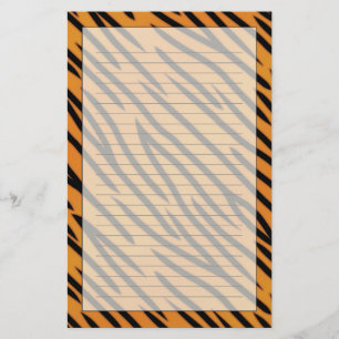 Papeterie Motif de rayure de tigre