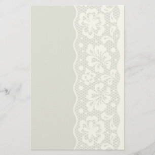 Papeterie Motif dentelle, fleur vintage 5