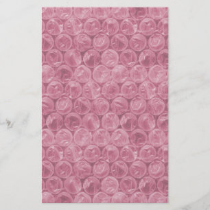 Papeterie Motif d'enveloppement de bulle rose
