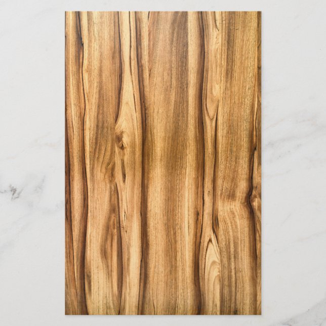 Papeterie Motif en bois vertical de grain (Devant)