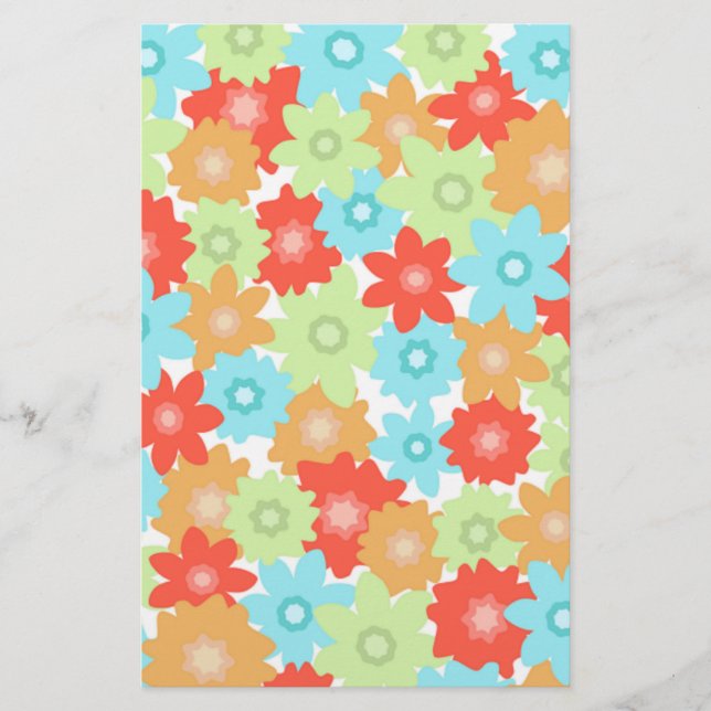 Papeterie Motif FLEURS (Devant)